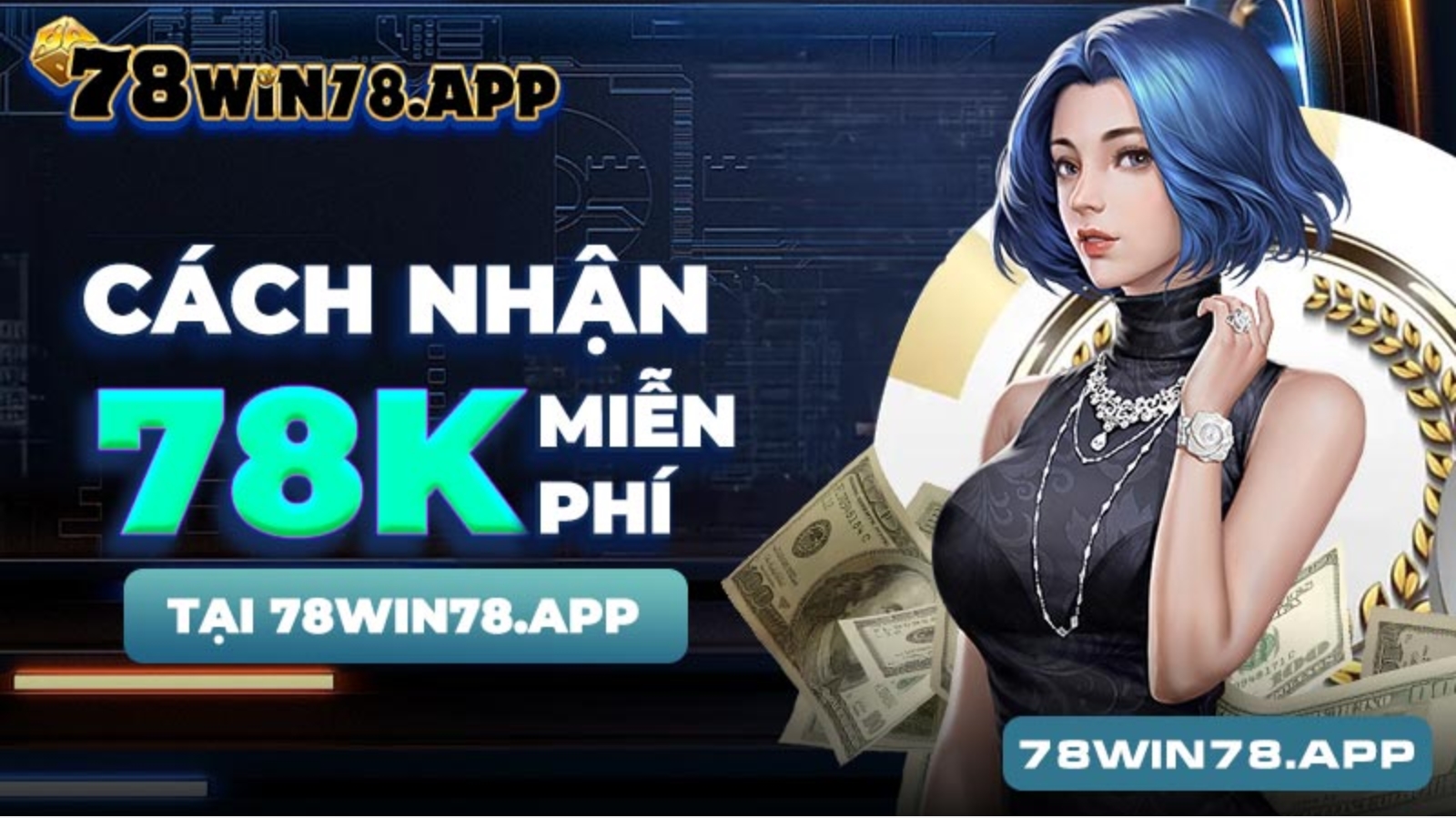 Giao diện sảnh Game Phỏm online 78win