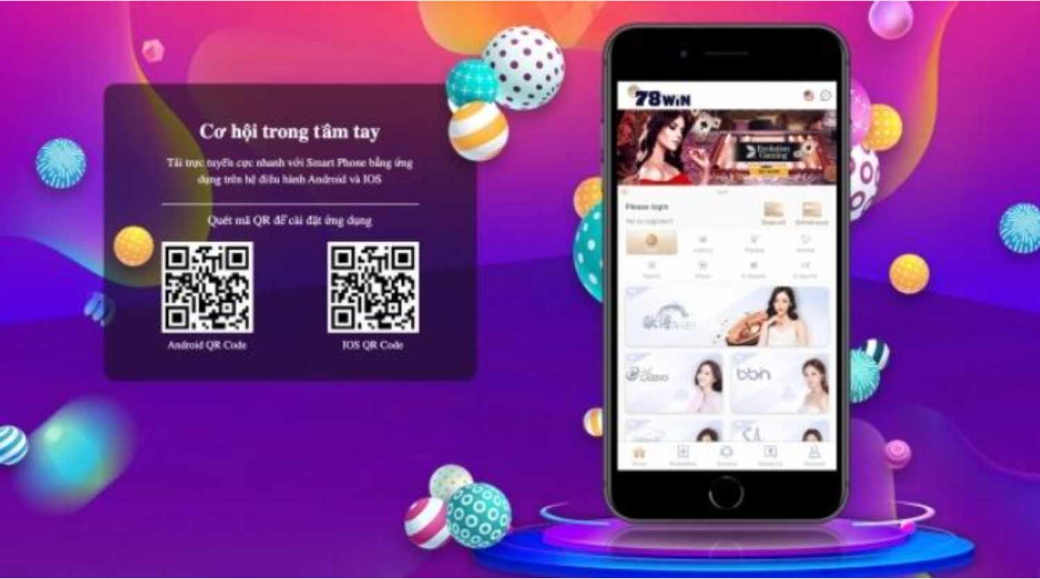 Tải app 78win cho hệ điều hành Android 